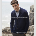 100% cashmere men's knitting cardigan